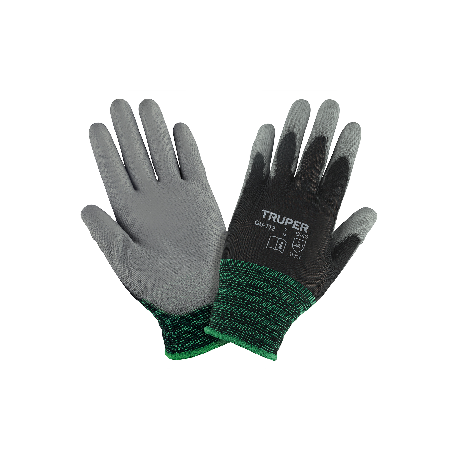 GUANTES DE NYLON RECUBIERTO DE POLIRETANO M TRUPER