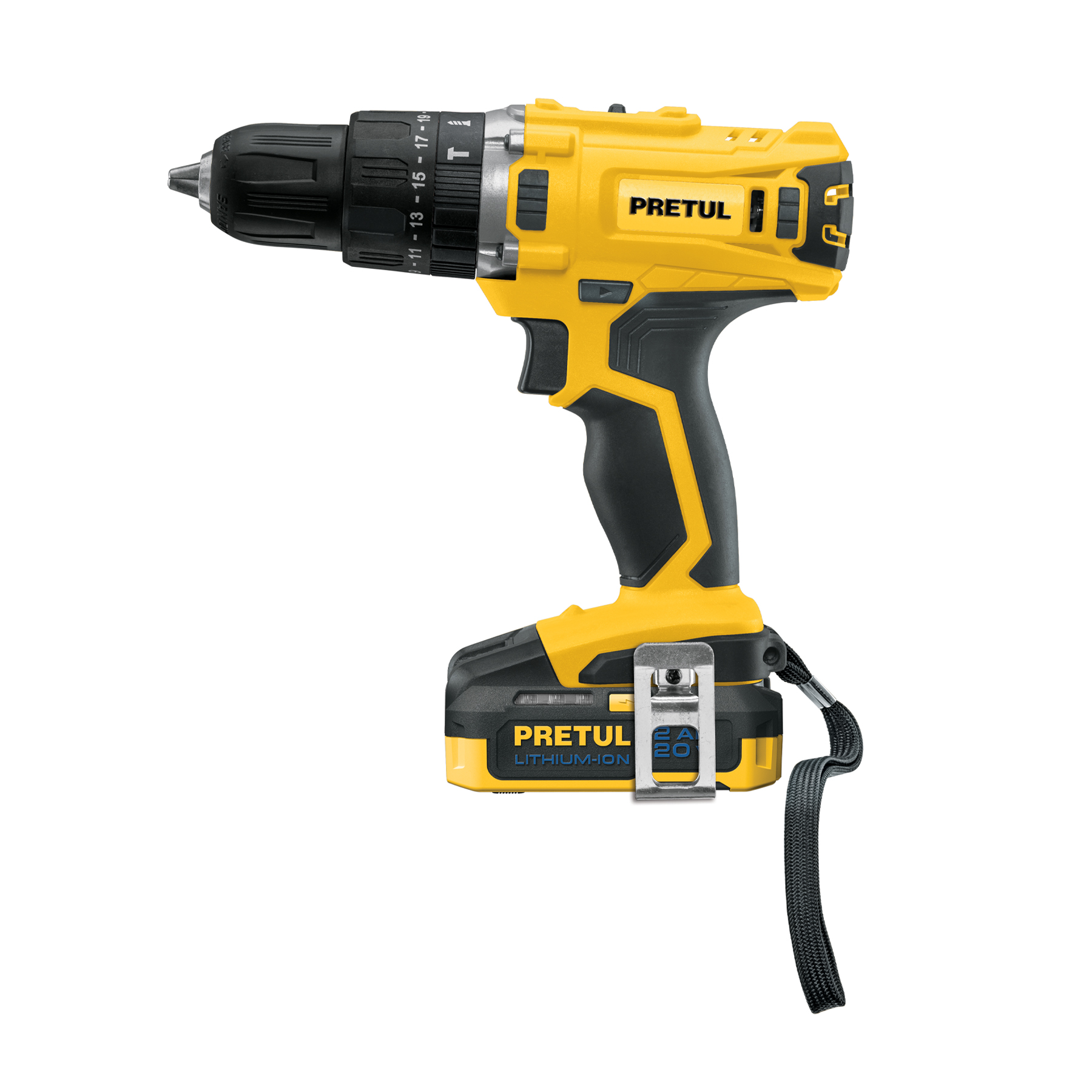 ROTOMARTILLO / TALADRO / DESTORNILLADOR INALAMBRICO 1/2" PRETUL 